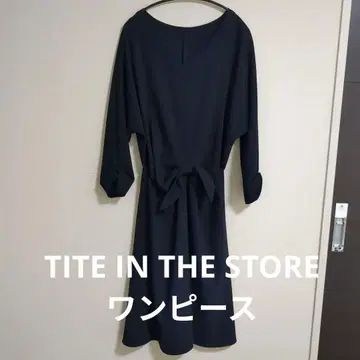 TITE IN THE STORE 7부 소매 원피스