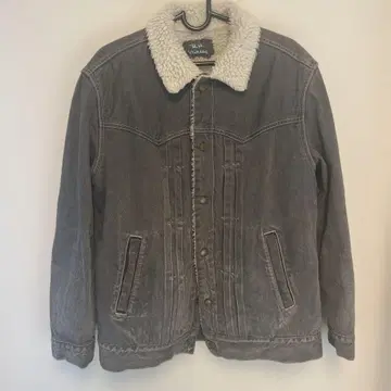 R.H. 론 헤르만 VINTAGE 보아 카라 부착 데님 자켓