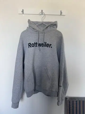 Rottweiler 그레이 후드티