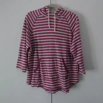 Gohemp 후드 부착 스트라이프 후드티