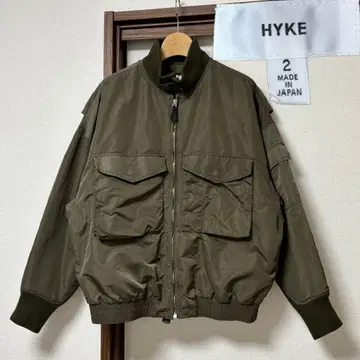 HYKE 자켓 G-8 플라이트 자켓 블루종 MA-1 WEP