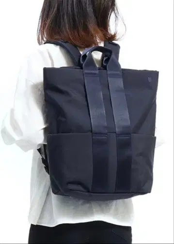 MILESTO 다크 그레이 나일론 백팩