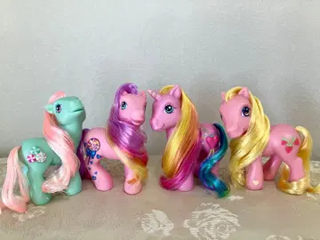 [ 익명 배송 ] 마이 리틀 포니 피규어 세트. 4체