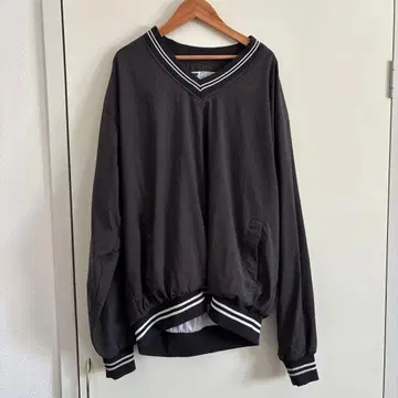 RUSSELL ATHLETIC 블랙 나일론 자켓 L