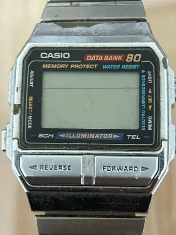 CASIO DATA BANK 80 디지털 시계