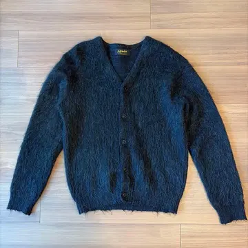 Soft machine 모헤어 니트 가디건 블랙 사이즈 M