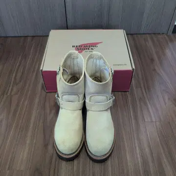 REDWING 2965 7.5D 베이지 숏 엔지니어 부츠