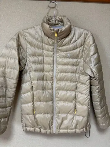 FoxFire 베이지 퀼팅 다운 자켓 M 사이즈
