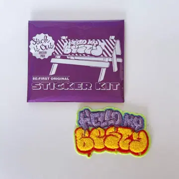 BE:FIRST 시크릿 모코모코 자수 스티커 BESTY