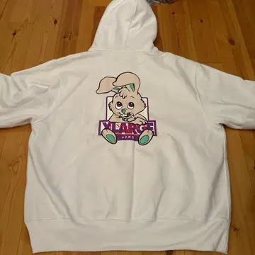 #FR2 X-LARGE 콜라보 후드티 화이트