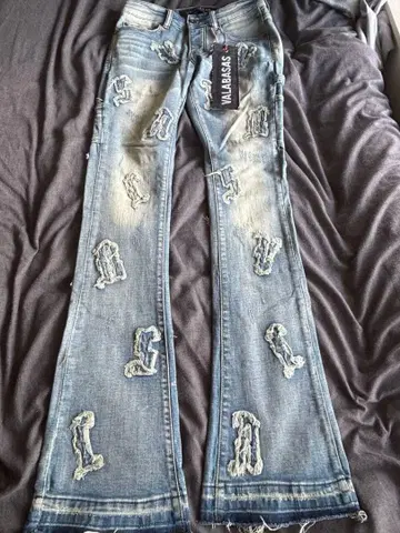 VALABASAS 데미지 데님 팬츠 29인치