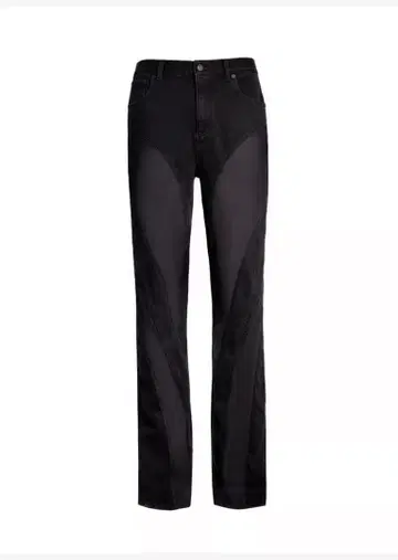 [ 미사용 새상품 ] MUGLER H&M 블랙 데님 48
