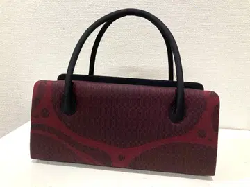 순수 실크 타테니시키 리큐 기모노 가방