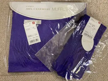 유니클로 캐시미어 100% 머플러 장갑 그로브