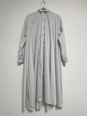 MIZUIRO IND (미즈이로 인드) 플레어 롱 셔츠