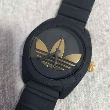 adidas 블랙 손목시계 실리콘 벨트