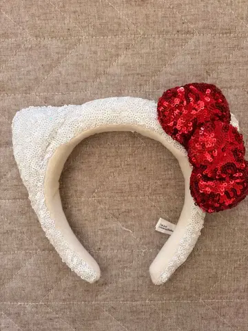 헬로키티 스팽글 머리띠