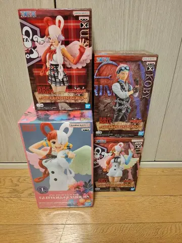 ONE PIECE 피규어 4체 세트 우타 코비