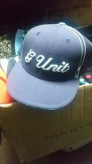 초레어 G Unit 네이비 야구 모자 50cent