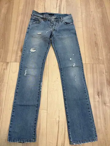 크리스 반 아쉬 디스트로이 데님 스트레이트