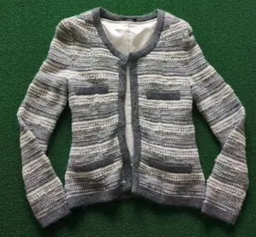 BOSCH 니트 노카라 자켓 이너 포함 사이즈 38