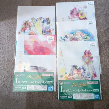 제일복권 원피스 클리어 파일 & 스티커 세트