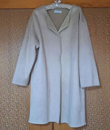 미사용 스웨이드 코트 무스탕 코트