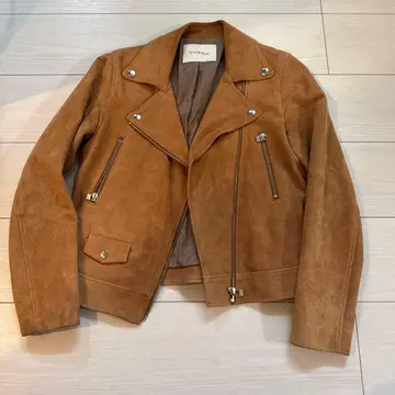 spick & span 가죽 자켓 고트 가죽