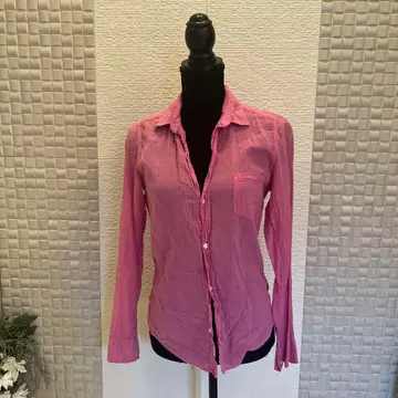 Frank & Eileen 핑크 긴팔 셔츠 XS