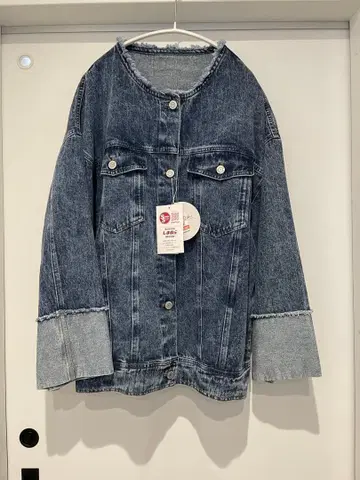 시마무라 omi 프린지 데님 자켓