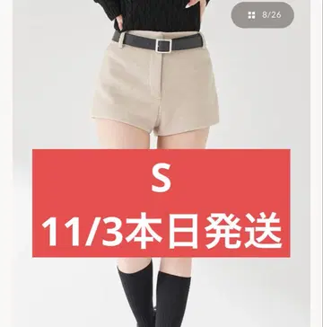 다리치 Darich 멜톤 미들 숏팬츠 아이보리 S