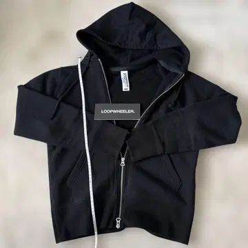 LOOPWHEELER 블랙 후드티 M 사이즈