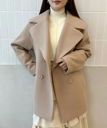 eimy 빅 칼라 미디엄 코트