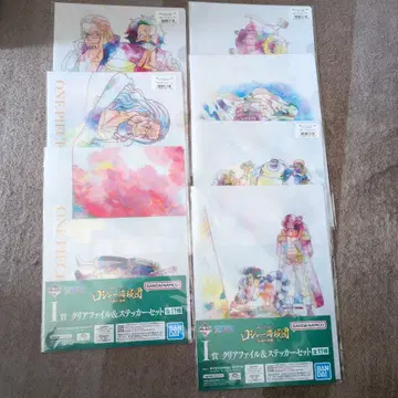 제일복권 ONE PIECE 클리어 파일 & 스티커 세트