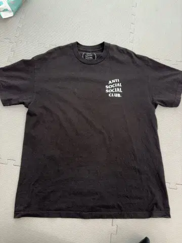 ANTI SOCIAL SOCIAL CLUB 티셔츠 스트릿 블랙