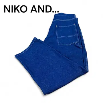 새상품급 NIKO AND 데님 페인터 팬츠 L 사이즈