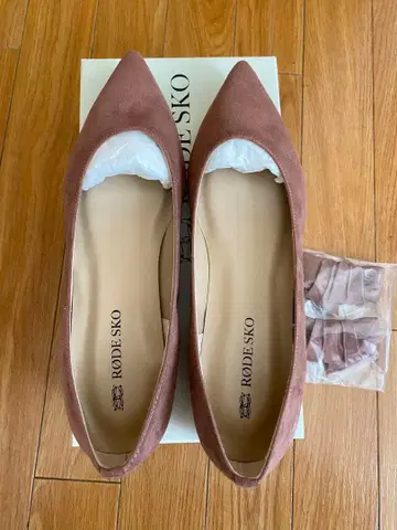 새상품 로데스코 리본 포함 플랫 펌프스 플랫슈즈