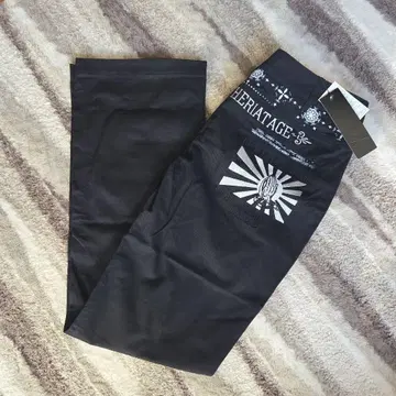 C.D.S 블랙 XL 사이즈 자수 팬츠