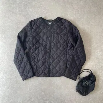 새상품급 UNIQLO 퍼프 테크 퀼팅 자켓/웜 패디드 주머니 포함