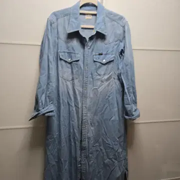 Lee 데님 셔츠 원피스