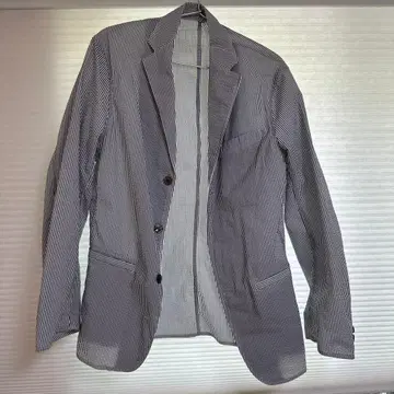 GLOSTER 스트라이프 테일러드 자켓과 팬츠 세트 사이즈 2