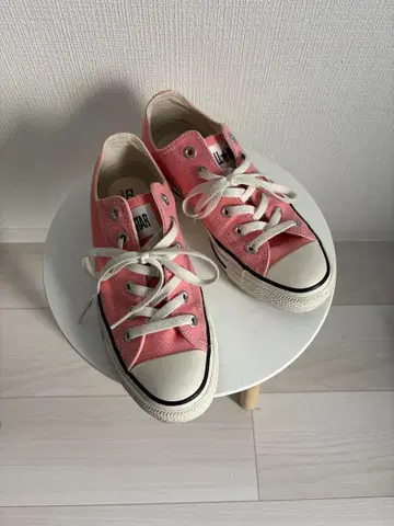 컨버스 올스타 핑크 로우컷 스니커즈