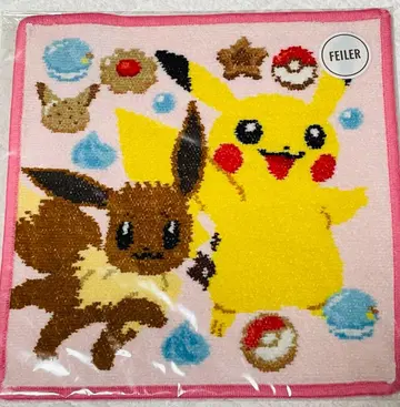 러브리 바이 페이러 포켓몬 피카츄&이브이 손수건