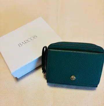 BARCOS 다크 그린 접이식 지갑