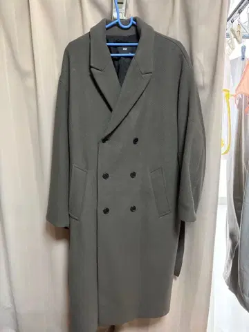 HARE 가운 코트 모스그린