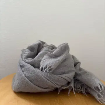 evam eva 울 100% 스톨 포그 컬러