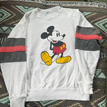 미키 맨투맨 80s USA mickey