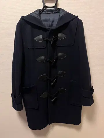 숙덕 더플 코트 네이비 M