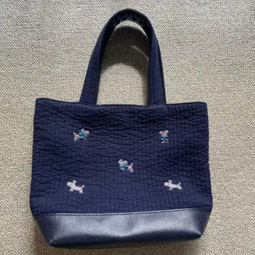 familiar pionunnal 네이비 토트백