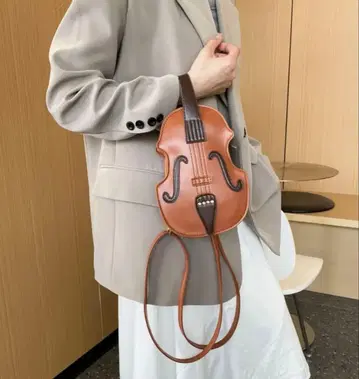 바이올린 백 숄더 조정 여성용 키즈 귀여운